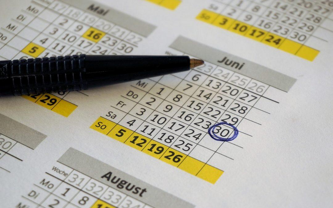 Companies on different operating calendars